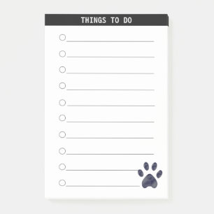 Post-it® Cosas personalizadas para hacer y notas adhesivas