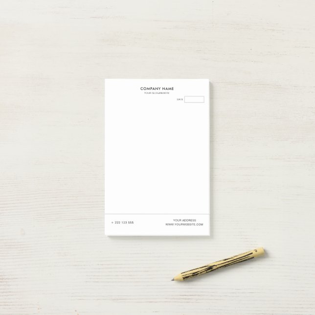 Post-it® Crea tus propias notas adhesivas blancas (Escritorio)