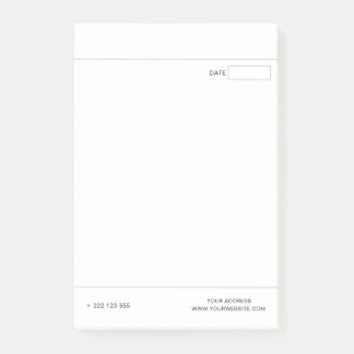 Post-it® Crea tus propias notas adhesivas blancas