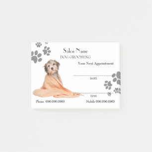 Post-it® Cronería de perros pequeños Nombramiento Notas P