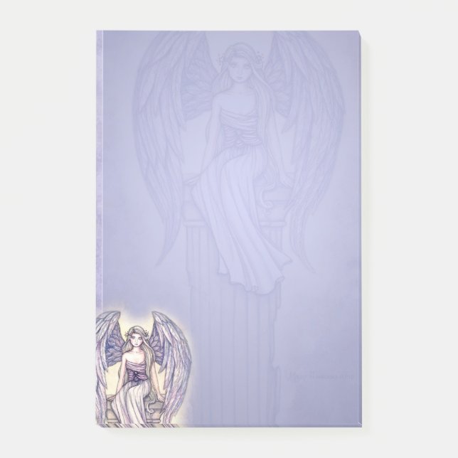 Post-it® Cuaderno de notas de arte de ángel hermoso (Anverso)