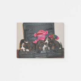 Post-it® Cuaderno de notas del perrito del perro de