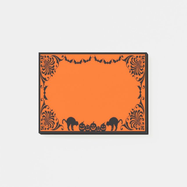 Post-it® Cuaderno de notas del post-it de Halloween (Anverso)