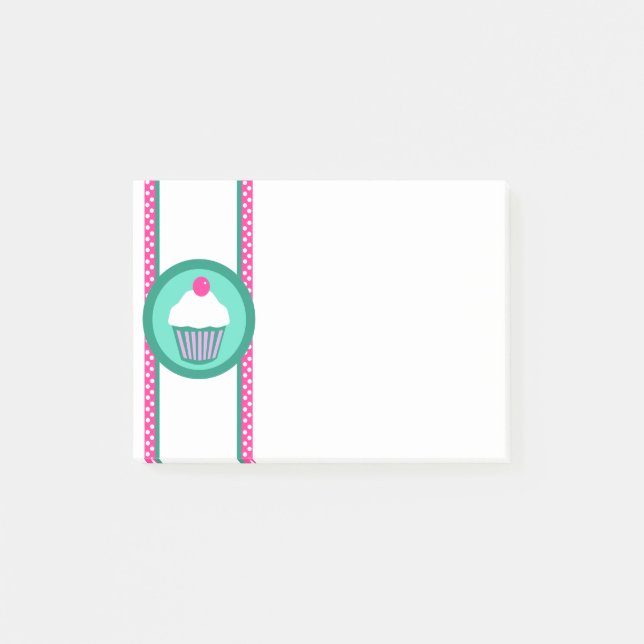 Post-it® Cuaderno de notas del post-it de las magdalenas (Anverso)