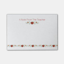 Post-it® Cuaderno de notas del post-it de las manzanas del