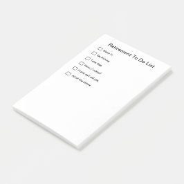 Post-it® Cuaderno de notas del retiro