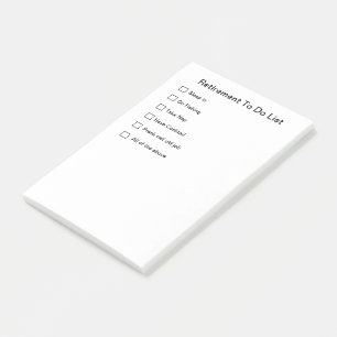 Post-it® Cuaderno de notas del retiro