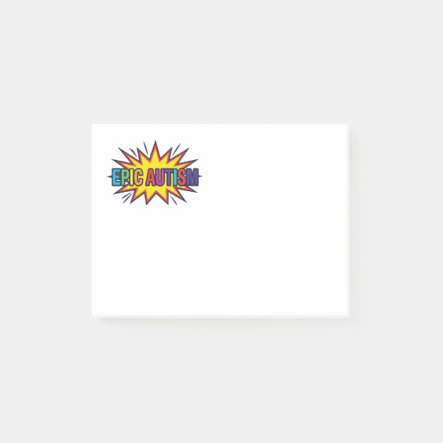 Post-it® Cuaderno de notas explosión de estrellas Épico Aut (Anverso)