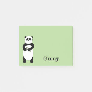 Post-it® Cuaderno de notas pegajoso del oso de panda