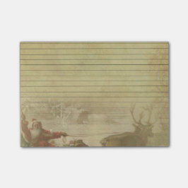 Post-it® Cuaderno de notas pegajoso del Viejo Mundo Santa,