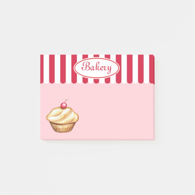 Post-it® Cupcake Grocery Kitchen Post Notas Regalo (Anverso)