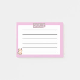 Post-it® Cute notas adhesivas pegajosas 