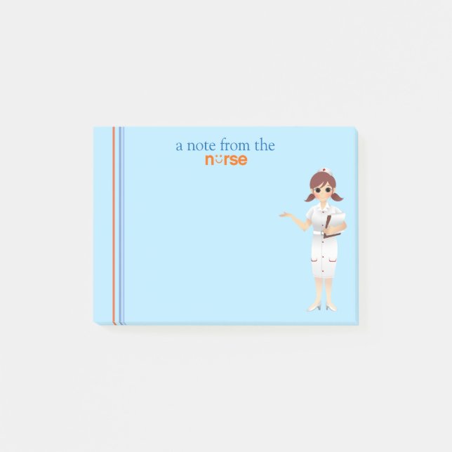Post-it® De las notas de post-it de la enfermera (Anverso)