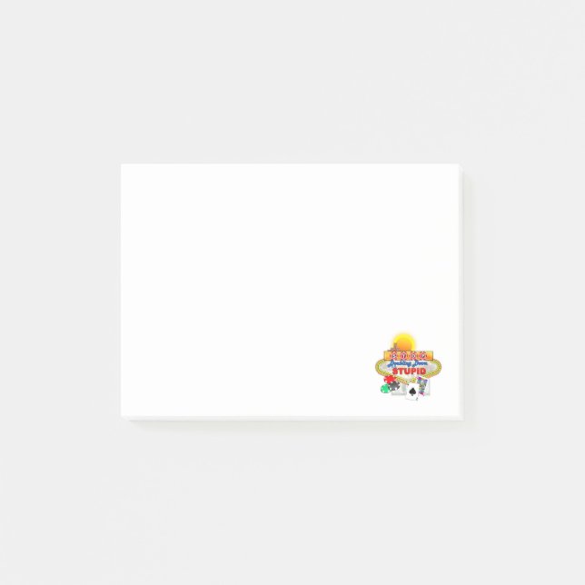 Post-it® Dejar de duplicar en las estúpidas notas (Anverso)