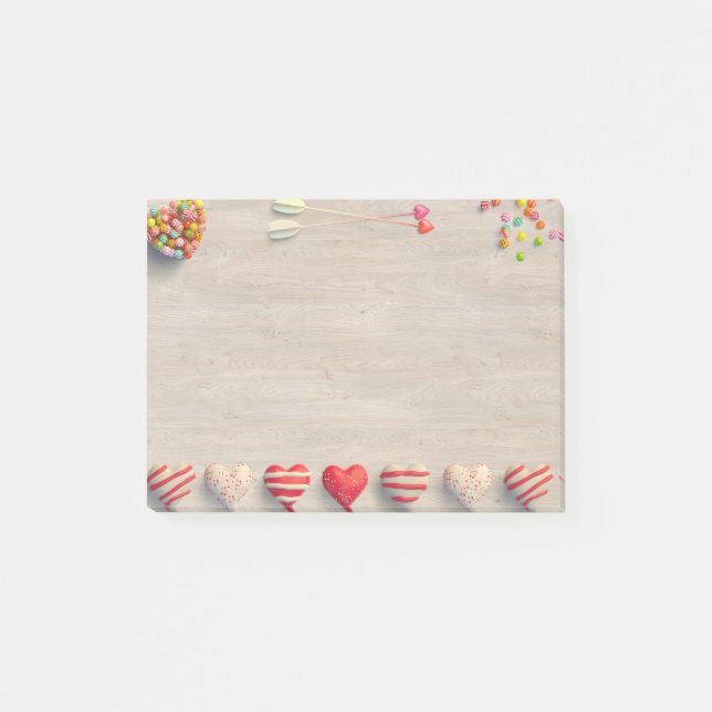 Post-it® día de San Valentín Tratamientos Publicar Notas (Anverso)