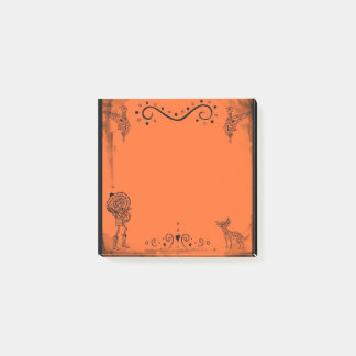 Post-it® Día del cuaderno de notas muerto/de Halloween