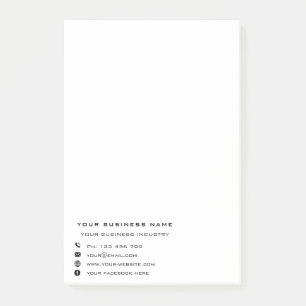 Post-it® Diseñar su propia plantilla de notas de Business P
