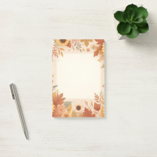 Post-it® diseño de naturaleza Notas posteriores a it®, 4" x