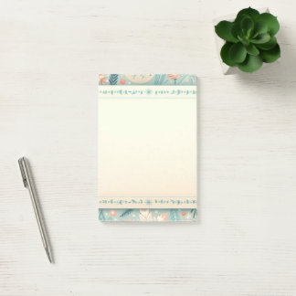 Post-it® diseño de naturaleza Notas posteriores a it®, 4" x