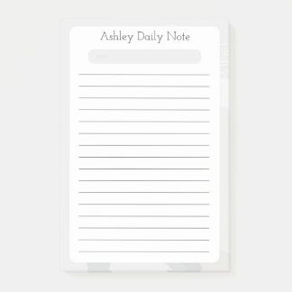 Post-it® Diseño de notas diarias rápidas de personalizado