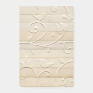 Post-it® Diseño de tiras de papel antiguas - Pad de notas p