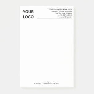 Post-it® Ejemplo de diseño de notas de su propia empresa Po