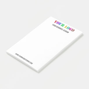 Post-it® Ejemplo de las notas posteriores al logotipo de su