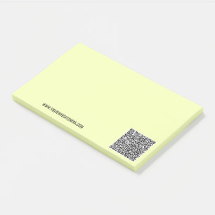 Post-it® Ejemplo de notas adhesivas de marca con código QR 