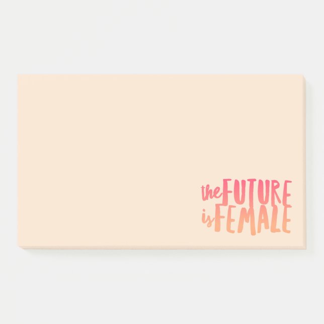 Post-it® El futuro son las notas post-IT femeninas (Anverso)