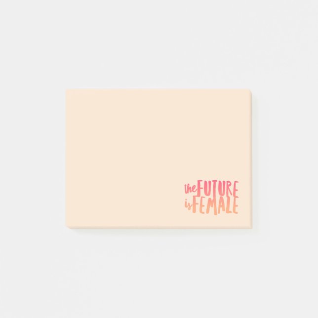 Post-it® El futuro son las notas post-IT femeninas (Anverso)
