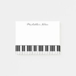 Post-it® El piano de cola cierra las notas de post-it para