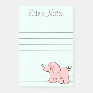 Post-it® Elefante Rosa Para Hacer Listado Publica Notas Reg
