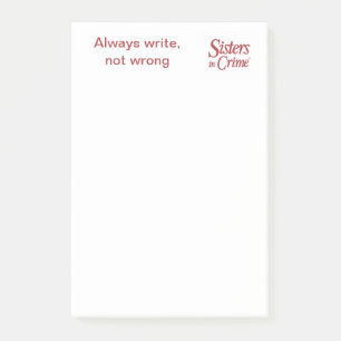 Post-it® Escribir siempre, nunca escribir notas posteriores