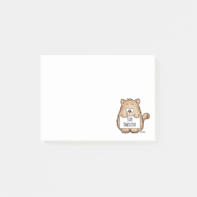 Post-it® Estancia Pawsitive - notas de post-it para el (Anverso)