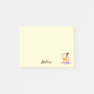 Post-it® Estiramientos de Yoga para Niños DIY Notas Adhesiv