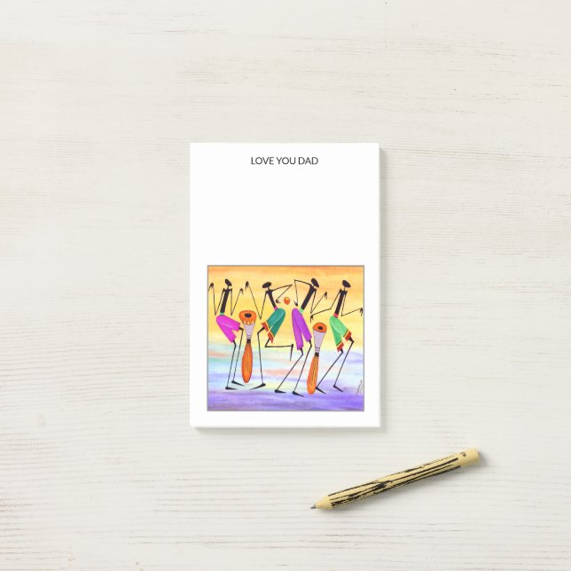 Post-it® Expresando felicidad en notas post-it (Escritorio)