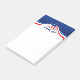 Post-it® Felices 4 de julio, notas del post-it