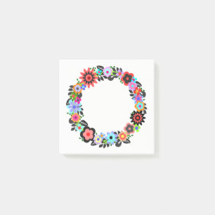 Post-it® "Floral Wreath" Publica nota, Notas pegajosas.