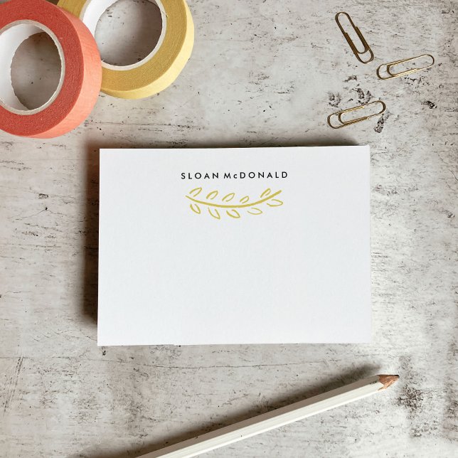 Post-it® Floreció + Notas Adhesivas Mínimas (Flourished + Minimal Post-It Notes)