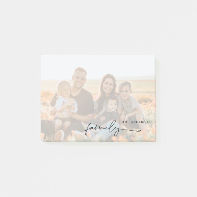 Post-it® Foto con el nombre Notas post-it personalizadas y  (Anverso)