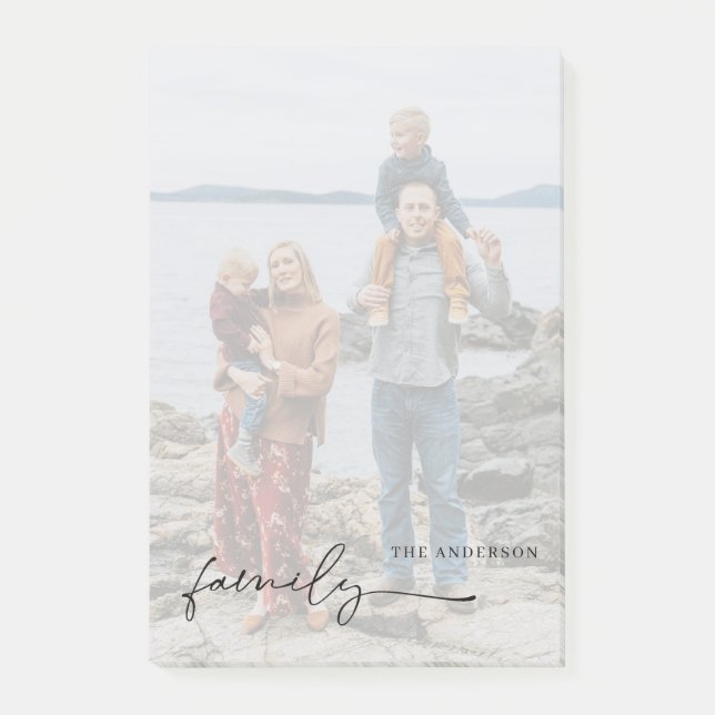 Post-it® Foto con el nombre Notas post-it personalizadas y  (Anverso)