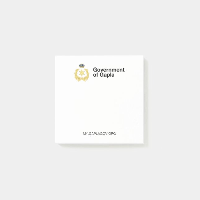 Post-it® Gapla Notas Oficiales (Anverso)