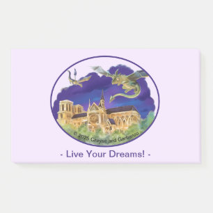 Post-it® Gargoyle Notre Dame - Notas Sueños de París 10" x