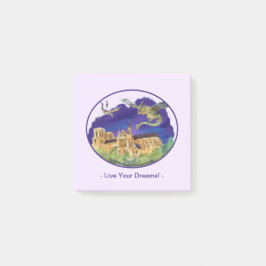 Post-it® Gargoyle Notre Dame - Paris Sueños Notas 3" x 3"