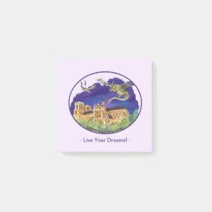 Post-it® Gargoyle Notre Dame - Paris Sueños Notas 3" x 3"