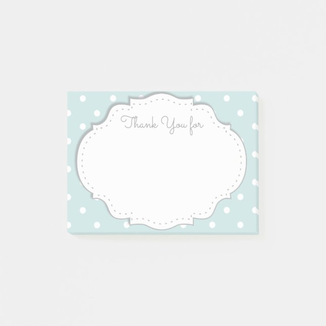 Post-it® Gracias las notas pegajosas (Anverso)