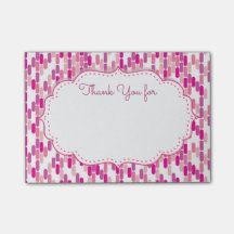 Gracias las notas pegajosas