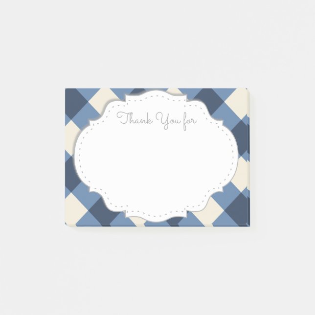 Post-it® Gracias las notas pegajosas (Anverso)