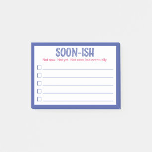 Post-it® Graciosamente lista de notas de post-it de Lined t