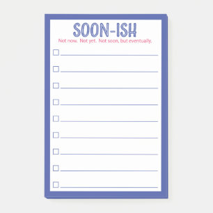 Post-it® Graciosamente lista de notas de post-it de Lined t
